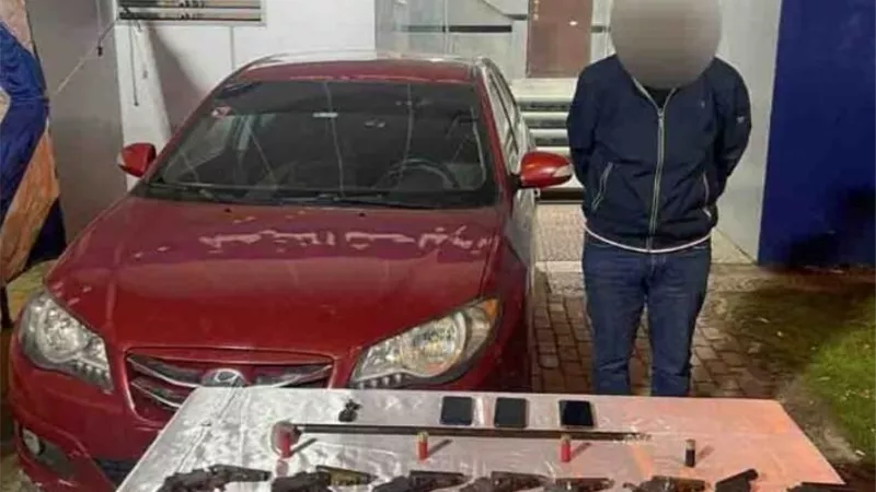 ضبط شخص بـ