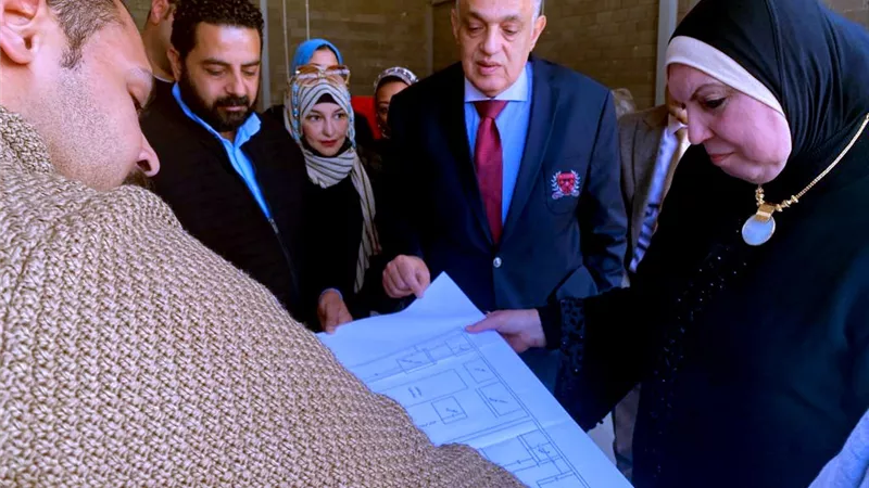 وزيرة التجارة تتفقد مجمع الصناعات الصغيرة في مدينة الغردقة