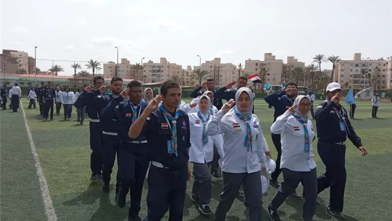 افتتاح المهرجان الكشفى ال ٤١ والدورة الأرشادية ال١٣ بجامعة الإسكندرية