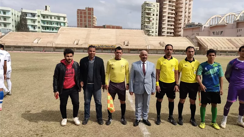 نائب رئيس جامعة الزقازيق يشهد فعاليات دورة الشهيد الرفاعى رقم ( 49 ) لكرة القدم