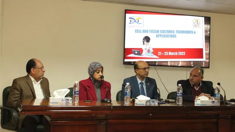جامعة أسيوط تشهد انعقاد ورشة العمل الثانية عن زراعة الخلايا والانسجة 