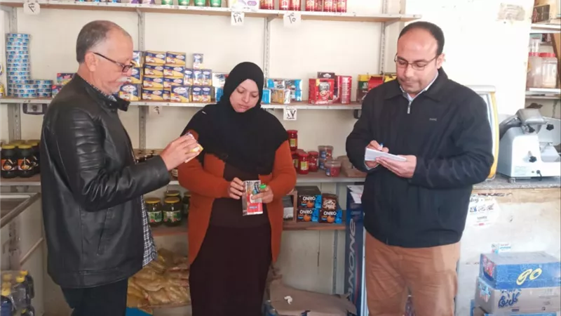مخالفات استخدام محظورة وذبح خارج السلخانة فى حملة مكبرة بأجا