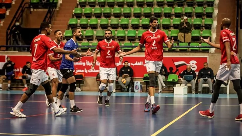 الأهلي يتأهل لنصف نهائي بطولة دوري الكرة الطائرة رجال