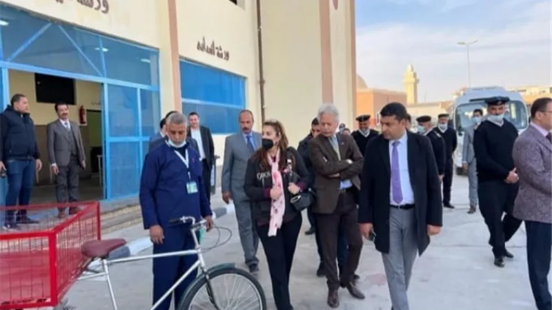 الداخلية تنظم زيارة لعدد من أعضاء المجلس القومى لحقوق الإنسان لمراكز إصلاح وتأهيل المنيا