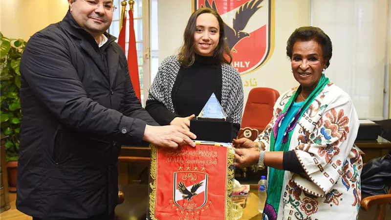 تفاصيل زيارة رئيس سلوى الكويتي للنادي الأهلي