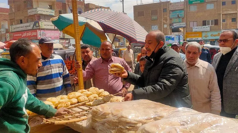 محافظة المنيا : حملات مفاجئة على المخابز لمتابعة تطبيق الاسعار الجديدة للرغيف