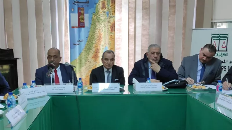 الدكتور مفيد شهاب يؤكد أهمية الجانب القانوني وقوة تأثيره في القضية الفلسطينية