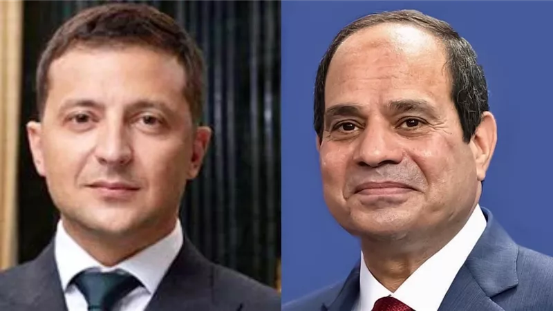 زيلينسكي يطلع الرئيس السيسي على آخر تطورات الأزمة الأوكرانية و مستجدات مسار المفاوضات