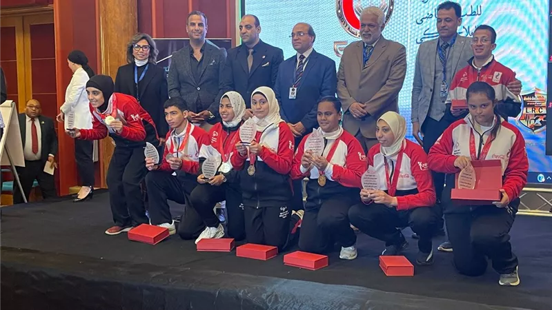 تكريم الأولمبياد الخاص المصري بالمؤتمر الدولي الثاني للطب الرياضي والعلاج الطبيعي