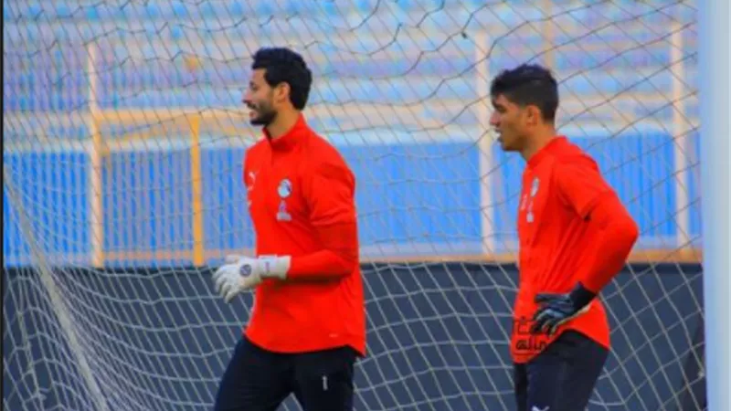 قبل مواجهة الفراعنة.. محمد صبحى ينشر صورة من التدريبات مع الشناوى