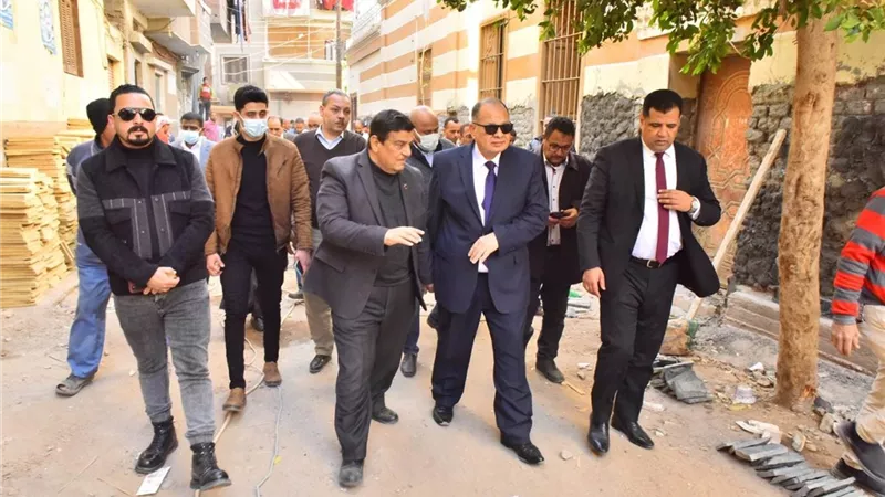 محافظ أسيوط يتفقد أعمال ترميم مسجد علم الدين الرباط ..صور