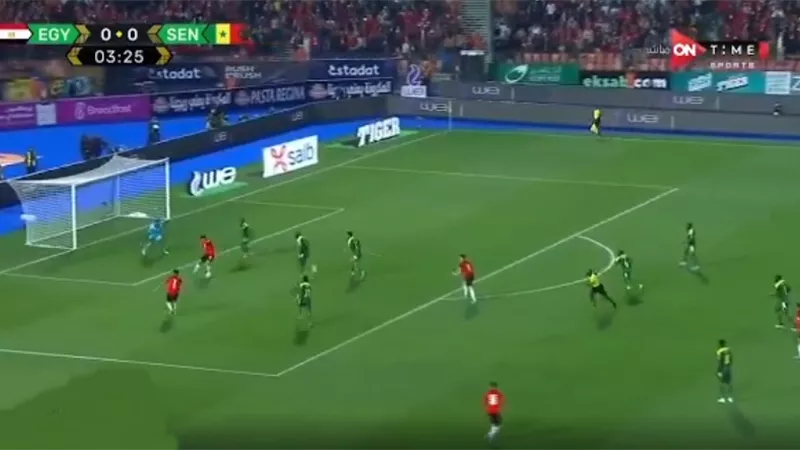 تغيير إضطرارى للسنغال بعد تقدم مصر بهدف محمد صلاح