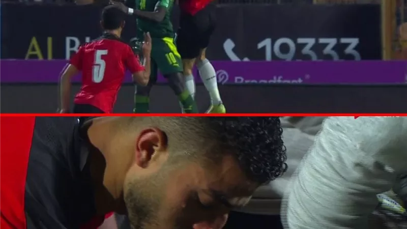 مصر والسنغال .. خروج عبد المنعم للاصابة ونزول ياسر ابراهيم
