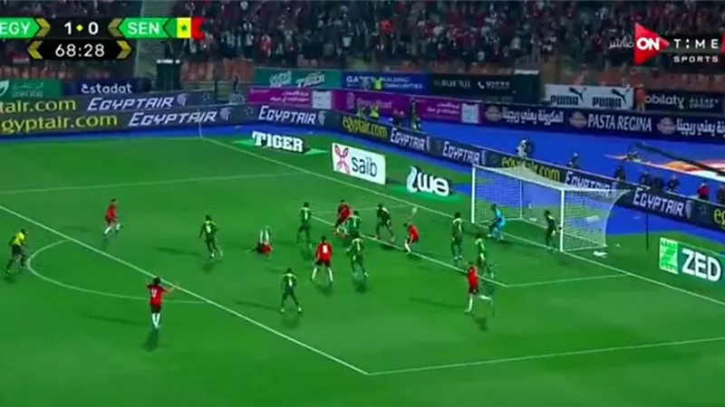 شاهد بالفيديو .. باك ورد من مصطفى محمد قبل خروجه ونزول مرموش .. مصر والسنغال