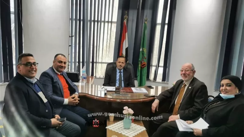 مباحثات فى الشأن الصيدلى بين نقيب الصيادلة ووكيل وزارة الصحة بالمنوفية