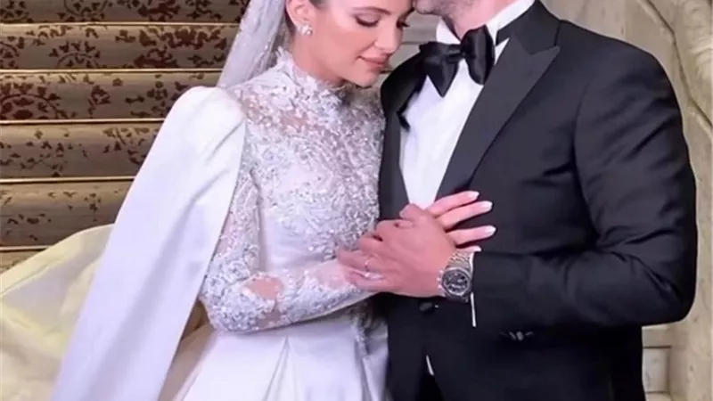 رسالة مؤثرة من أصالة لابنتها شام الذهبي بعد حفل زفافها