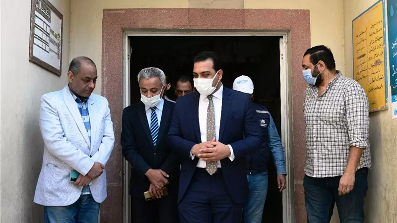 نائب محافظ قنا يدشن الحملة القومية للتطعيم ضد مرض شلل الأطفال