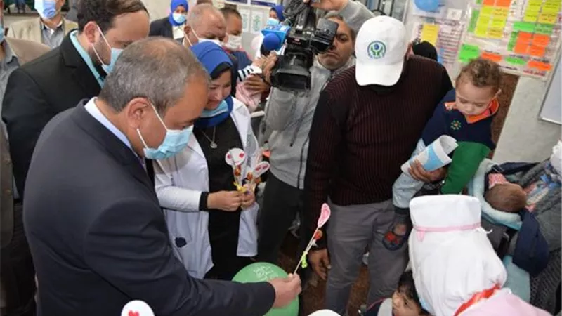 230 ألف مستهدف من حملة التطعيم ضد شلل الاطفال بالإسماعيلية
