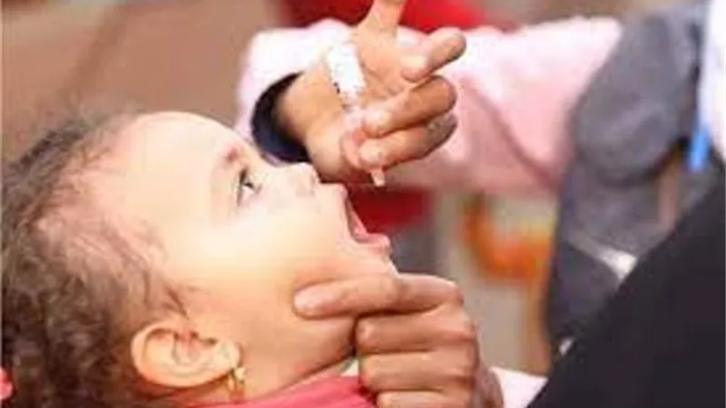 الصحة تطلق الحملة القومية المجانية للتطعيم ضد مرض شلل الأطفال