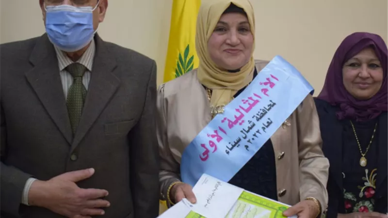 المحافظ فى حفل تكريم الأمهات المثاليات : كل أم فى سيناء هى أم مثالية