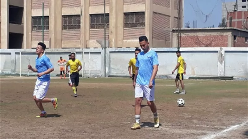 ملاعب سنديون وميت كنانة وشبلنجة تشهد اليوم ٦ مباريات فى دورى مراكز الشباب بالقليوبية