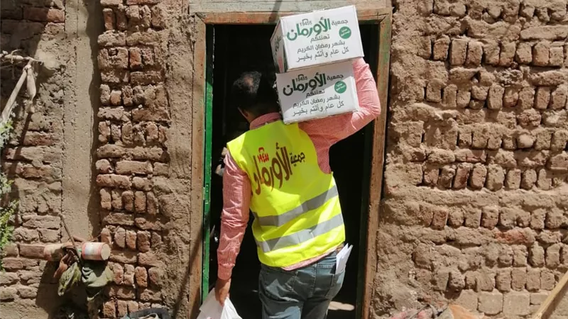 الأورمان تبدأ فى توزيع 350 ألف كرتونة مواد غذائية فى مختلف المحافظات
