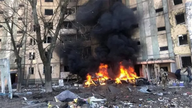 تجدد القصف الروسي على مدينة روبيجني بلوهانسك وأنباء عن سقوط قتلى وجرحى