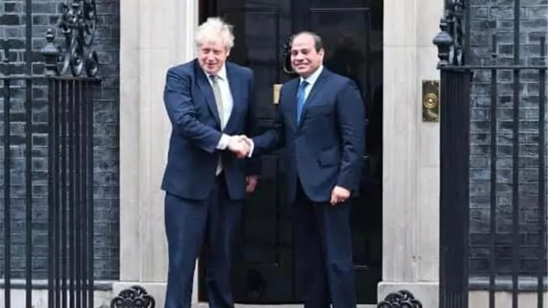 السيسي يتلقى اتصالا من رئيس الوزراء البريطاني 