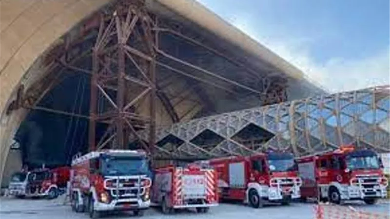 السيطرة على حريق محدود بمشروع مطار الكويت الجديد