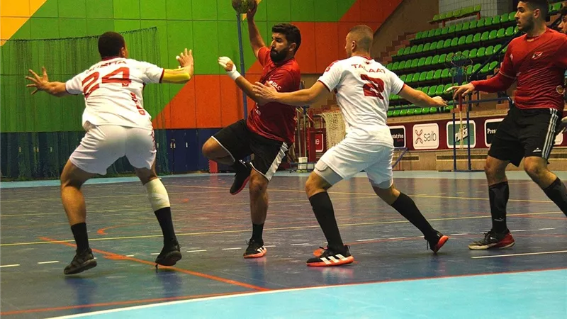 الأهلي يهزم الزمالك في دوري المرتبط لكرة اليد