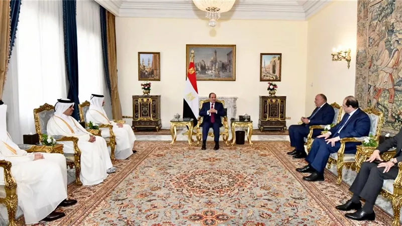 وزير خارجية قطر لـ الرئيس السيسي: الأمير تميم حريص على توطيد العلاقات الأخوية بين البلدين