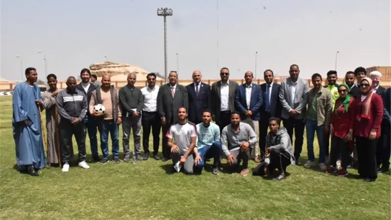رئيس جامعة الأقصر يشهد انطلاق مهرجان التميز الرياضى الثانى.. بالصور