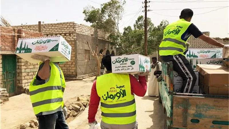 أورمان الشرقية تستعد لتوزيع 10آلاف كرتونة مواد غذائية و20 ألف كيلو لحوم على المستحقين بالقرى والمدن