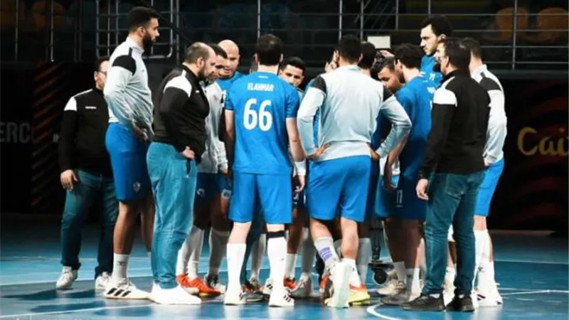 يد الزمالك تستعد للاهلى بالفوز على سبورتنج فى الدورى