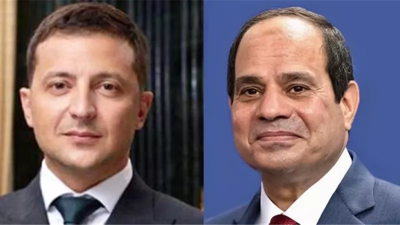 الرئيس السيسى يتلقى اتصالا هاتفيا من زيلينسكى لبحث مستجدات الأزمة الأوكرانية