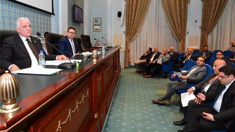 بالصور اجتماع لجنة الزراعة والري برئاسة النائب هشام الحصري