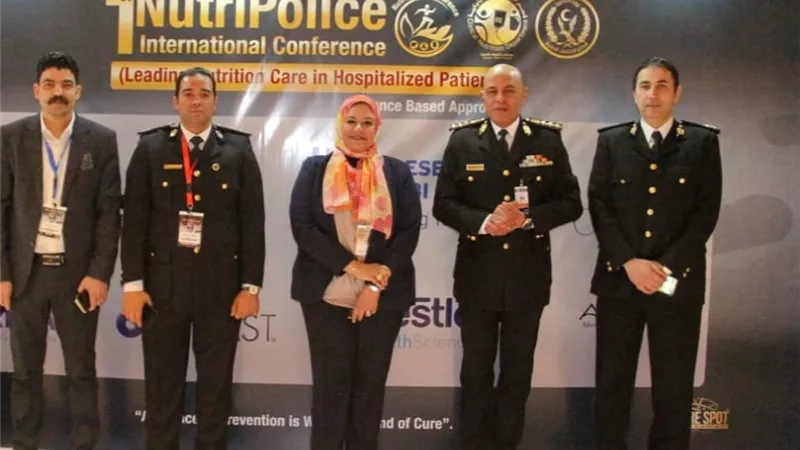 كساب يشارك في مؤتمر وزارة الداخلية عن التغذية الإكلينيكية ويحصل علي شهادة قطاع الخدمات الطبية .