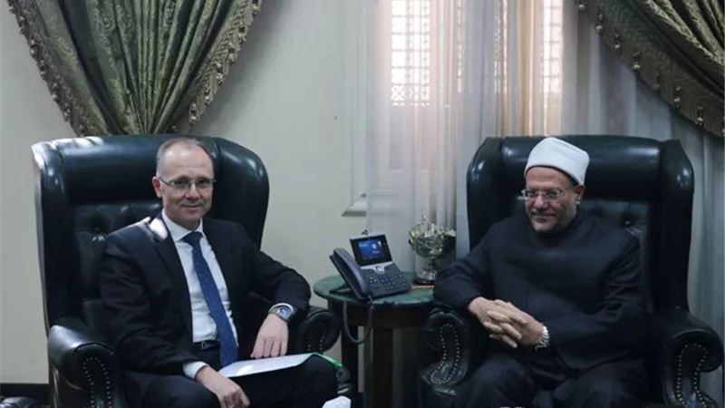 المفتي لسفير بلغاريا : مستعدوت لتقديم كافة أشكال الدعم العلمي والشرعي