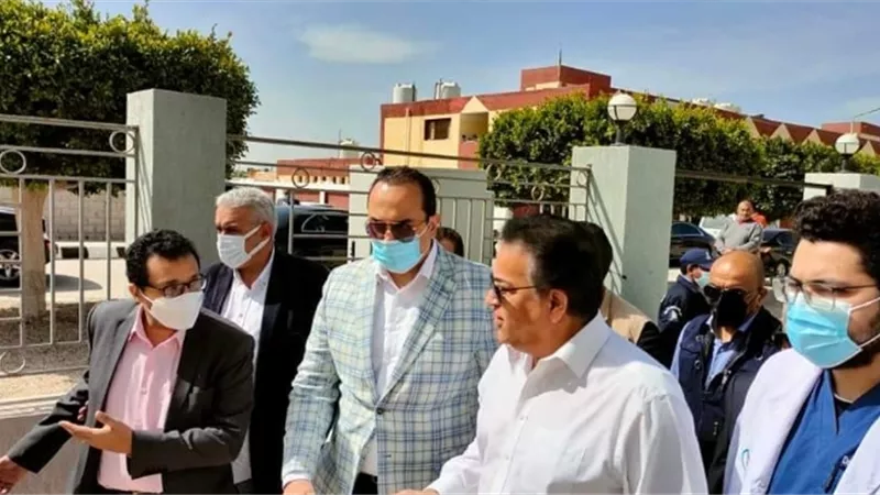 وزير الصحة يتفقد الوحدات الصحية ومستشفي رأس سدر