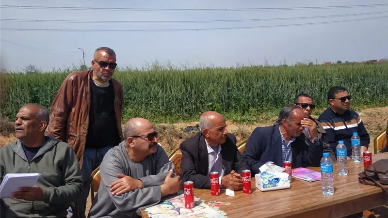 زراعة الإسماعيلية تراقب توريد القمح بالتل الكبير..صور
