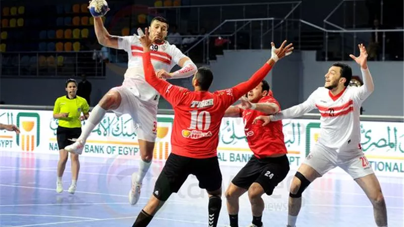 للمرة الرابعة على التوالى .. الزمالك يتوج بطلاً لدورى محترفى اليد بفوز مثير أمام الأهلى