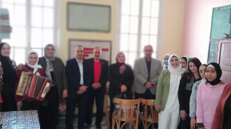 افتتاح معرض مدرسة الزقازيق الثانوية للبنات