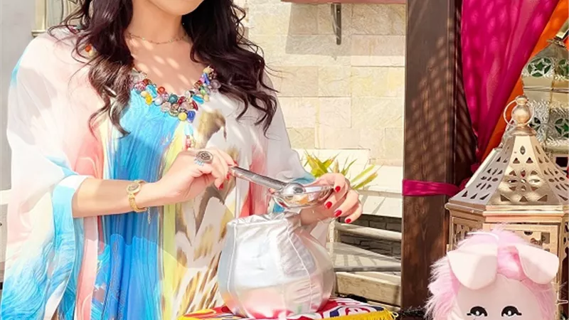 لقاء سويدان تحتفل بشهر رمضان 
