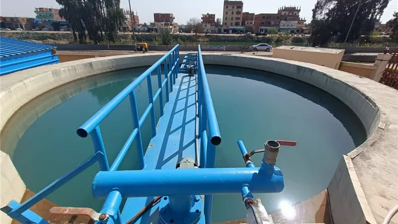 محطات صرف صحي ومياه تدخل الخدمة بقصاصين الإسماعيلية