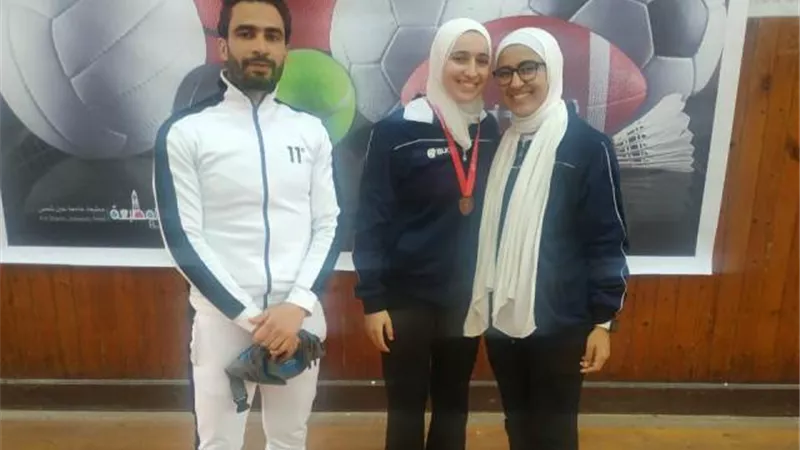 جامعة بدر تحصل على المركز الثالث على مستوى الجامعات فى كرة السرعة.. بالفيديو والأسماء