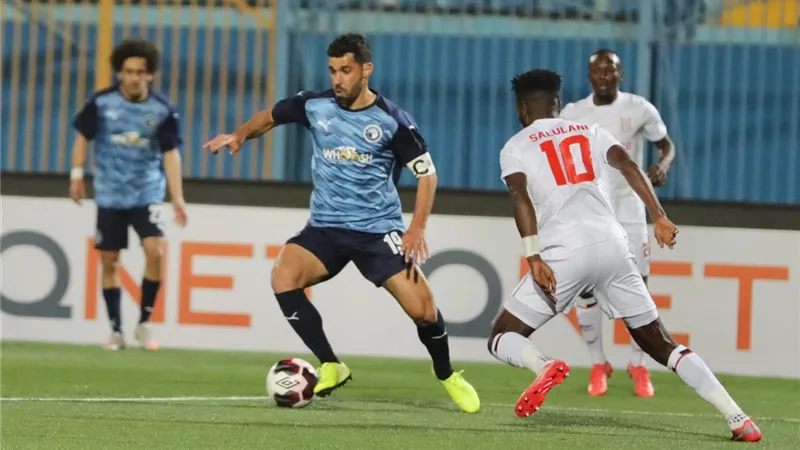 شوط أول سلبى بين بيراميدز وزناكو الزامبى بالكونفيدرالية