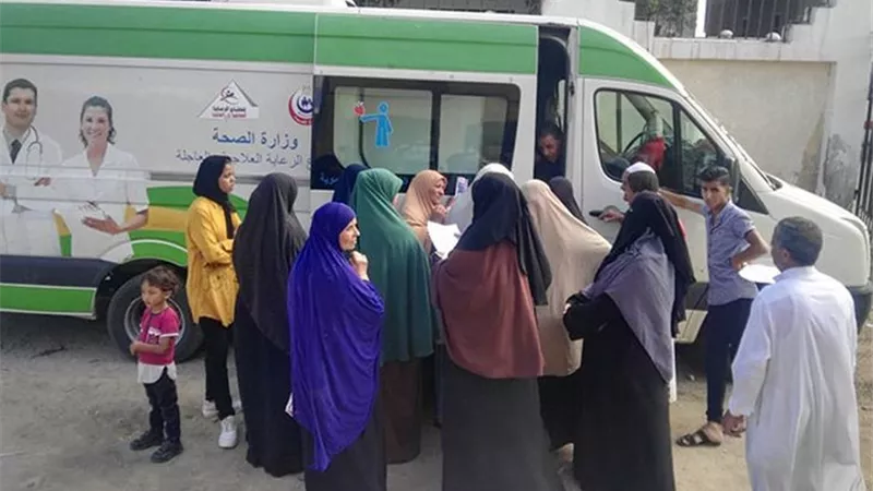 إطلاق ٥ قوافل طبية للكشف والعلاج مجانا