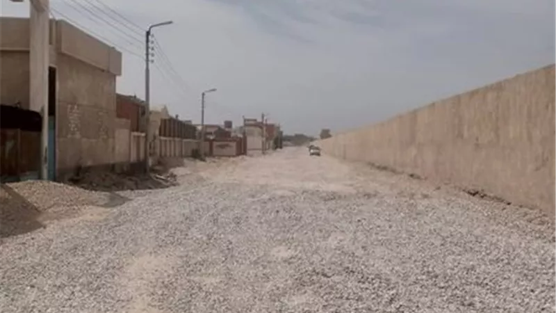 طريق جديد لإستقبال شحنات القمح بالإسماعيلية