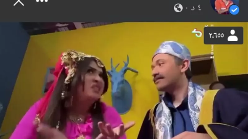 كريم محمودعبدالعزيز وياسمين فى مشهدتيك توك بملابس الاعلان يحقق الاف المشاهدات