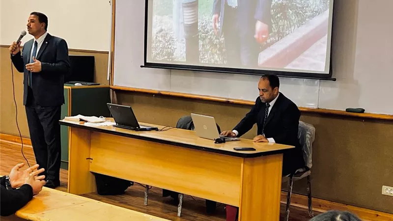 القوى العاملة: محاضرة حول ثقافة العمل الحر ومشروع القانون الجديد لطلبة حقوق جامعة فاروس بالإسكندرية
